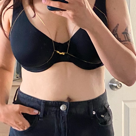 Bra Chain 18ct Gold Vermeil- Mia Khalifa Sheytan collection- - Picture 7 of 7